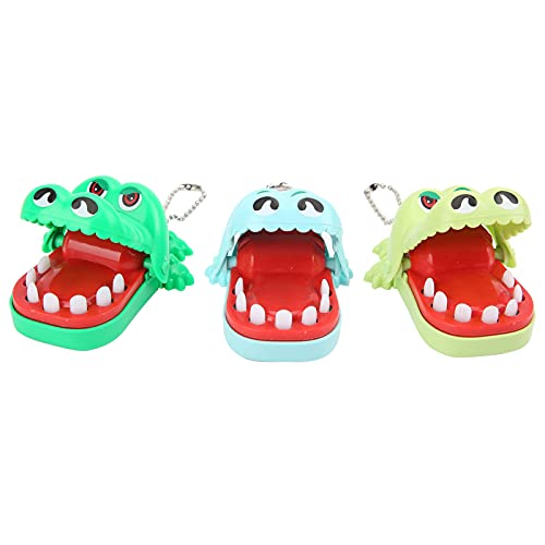 ViaGasaFamido Lustiges Beißfinger-Spielzeug, Leicht und in Kleiner Größe, Beißfinger-Zähnespielzeug für Familienspiele (EIN handbeißendes Mini-Krokodil (zufällige) von ViaGasaFamido