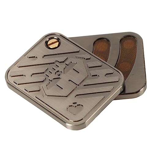 ViaGasaFamido Magnetische Poker -Push -Karte Zappel Slider Stummes Cooles Metallzappwerk Spielzeug Manuelles Spielzeug für Papa Teenager Manuell Drehen von ViaGasaFamido