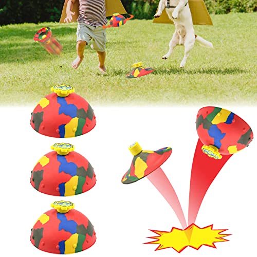 Vibbang 3 Stück Hüpfschüssel Spielzeug Creative Camouflage Bounce Bouncing Bowl Springende Schüssel zum Stressabbau Fidget Spielzeug Neuheit Hüpfball Outdoor Spielsport für Kinder Erwachsene von Vibbang