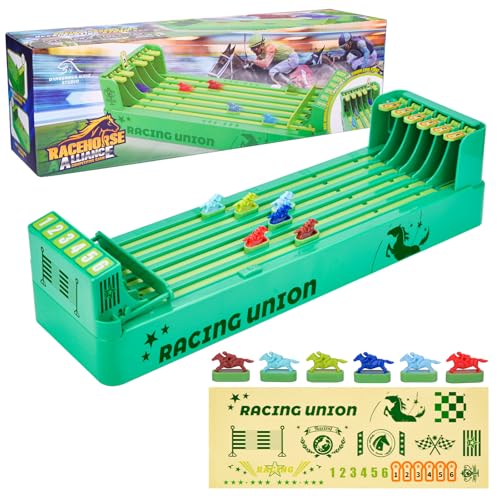 Vibbang Pferderennen Spiel Elektrisch, Tischspiele Pferde Spiele, Horse Racing Game, Pferderennen Brettspiel, Tabletop Spiele für Erwachsene Kinder, für unterhaltsame Spiele für Familienpartys Vibbang Pferderennen Spiel Elektrisch, Tischspiele Pferde Spiele, Horse Racing Game, Pferderennen Brettspiel, Tabletop Spiele für Erwachsene Kinder, für unterhaltsame Spiele für Familienpartys von Vibbang