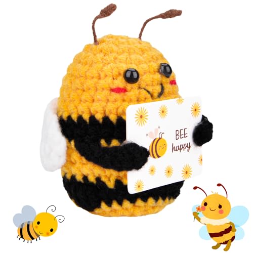 Vibbang Pocket Hug Biene Glücksbringer Geschenke, Glück Biene Positive Geschenke, Funny Positive bee, Emotional Positive Kartoffel Pocket Hug Geschenke für Freundin Kleine Geschenke für Frauen Vibbang Pocket Hug Biene Glücksbringer Geschenke, Glück Biene Positive Geschenke, Funny Positive bee, Emotional Positive Kartoffel Pocket Hug Geschenke für Freundin Kleine Geschenke für Frauen von Vibbang