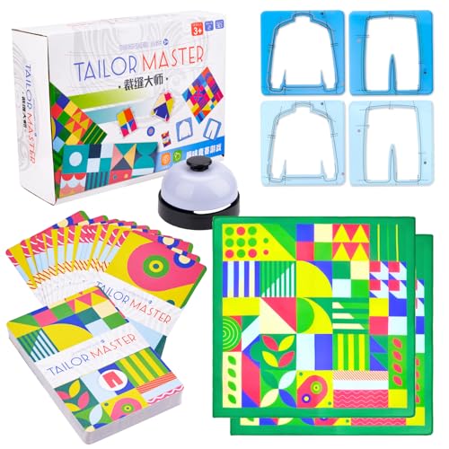 Vibbang Tailor Master Lernspielzeug für Kinder, Farbanpassungsspiel, Tailor Master Spiel, Konzentrationstraining, Doppelbattle-Tischspiel für Freunde, Klassenkameraden, Schüler von Vibbang