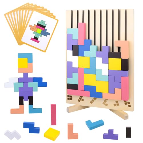 Vibbang Wooden Stacking Puzzle Toy (A) von Vibbang