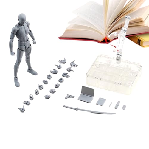 Actionfiguren-Set – Puppenmodell-Set zum Zeichnen und Zeichnen | Kunstdekorationssammlung mit Basis für Foto-Zubehör, Schreibtischdekoration von Vibhgtf