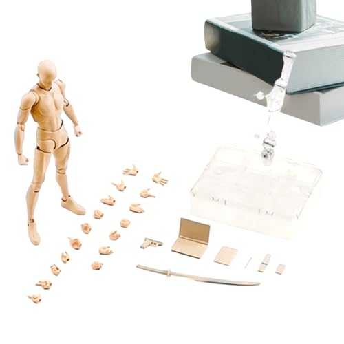 Actionfiguren zum Zeichnen, Puppen-Set zum Zeichnen von Skizzen, Puppenmodell zum Zeichnen, Sammlung von Skizzen für Malerei, Fotografiezubehör, Dekoration von Vibhgtf
