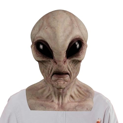 Außerirdische Gesichtsmasken – Xenomorphe Latexmasken, gruselige Masken, Neuer Horror | Außerirdische Ware, Halloween-Gesichtsmasken, Außerirdischer Hut, Dec von Vibhgtf