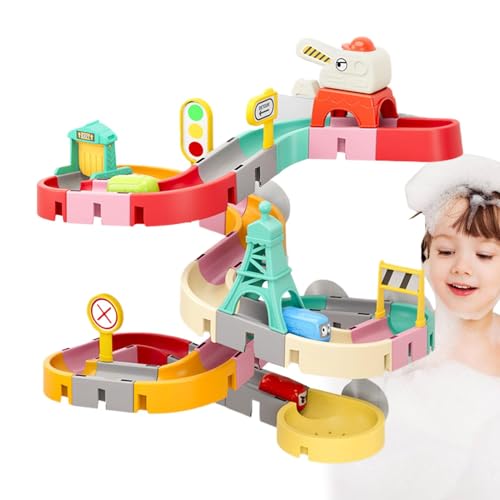 Bade-Wasserrutschenspielzeug, Bade-Wasserrutsche | Kinder Badewannenschiene, starke interaktive Wasserfall-Saugtassen für Kinder Bade-Wasserrutschenspielzeug, Bade-Wasserrutsche | Kinder Badewannenschiene, starke interaktive Wasserfall-Saugtassen für Kinder von Vibhgtf