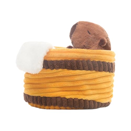 Carpincho - Plüschtier Carpincho, entzückendes Badespielzeug 9,84 Zoll - pelzige Tiere, weiches Kissen für Kinder, Erwachsene, Geburtstag, Valentinstag Carpincho - Plüschtier Carpincho, entzückendes Badespielzeug 9,84 Zoll - pelzige Tiere, weiches Kissen für Kinder, Erwachsene, Geburtstag, Valentinstag von Vibhgtf