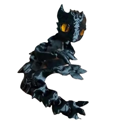 Drache bedruckt, kleines bewegliches Tier, Drachendekoration, Schreibtischspielzeug mit flexiblen Dichtungen, Drachenspielzeug, Schreibtisch-Dekoration Drache bedruckt, kleines bewegliches Tier, Drachendekoration, Schreibtischspielzeug mit flexiblen Dichtungen, Drachenspielzeug, Schreibtisch-Dekoration von Vibhgtf