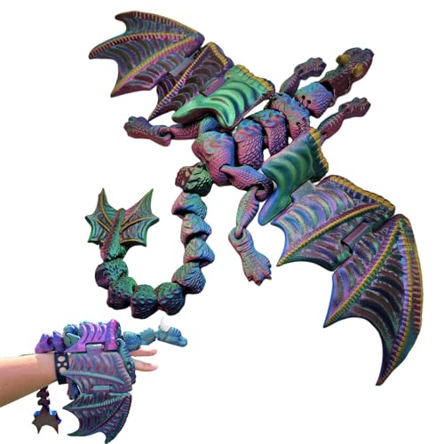 Drachenhandpuppe, Drachenpuppe, Rollenspielspielzeug, Tierpuppen für Kinder mit Druck, Handpuppen, niedliches Spielzeug zur Geschichte der Puppe von Vibhgtf