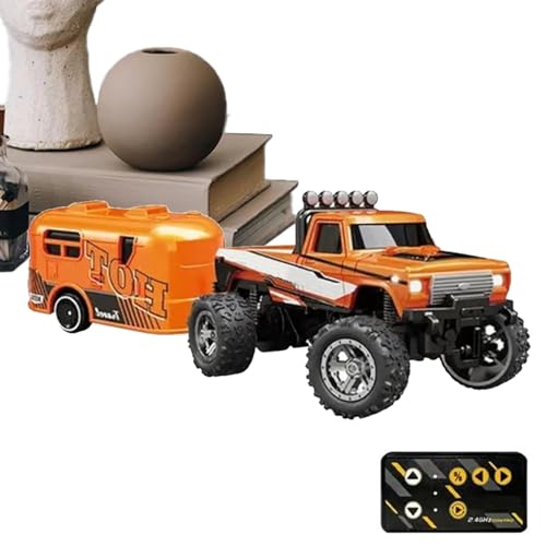 Ferngesteuertes LKW-Fahrzeug, RC LKW Raupe Spielzeug – RC Fahrzeug für Kleinlastwagen – 2,4 GHz Indoor-Rennwagen, wiederaufladbares Spielzeug für LKW und RC Autos mit von Vibhgtf