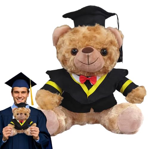 Graduation Bear Lade - Gefülltes Tier für Universitätsabschluss, Abschlussbär, niedlicher Plüschbär mit Seillicht für Highschool-Absolventen, Abschlussfeier-Dekoration Graduation Bear Lade - Gefülltes Tier für Universitätsabschluss, Abschlussbär, niedlicher Plüschbär mit Seillicht für Highschool-Absolventen, Abschlussfeier-Dekoration von Vibhgtf