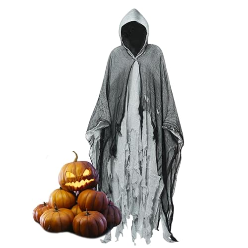 Halloween-Umhang mit Kapuze, Umhang mit Haken, Halloween-Umhang, gruseliger Umhang für Erwachsene, wiederverwendbar, für Rollenspielaktivitäten, B Halloween-Umhang mit Kapuze, Umhang mit Haken, Halloween-Umhang, gruseliger Umhang für Erwachsene, wiederverwendbar, für Rollenspielaktivitäten, B von Vibhgtf