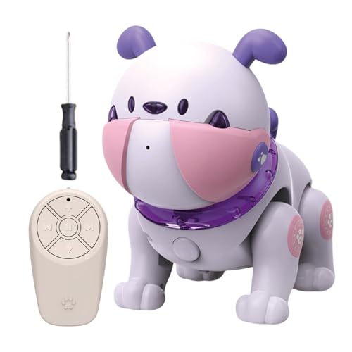 Hundespielzeug für Kinder, intelligenter Roboter-Hund für Kinder, intelligenter Singer-Roboter-Hund mit Lichtern – intelligentes Tier, für Kinder, Mädchen, kognitive Entwicklung für Kindergarten, S von Vibhgtf
