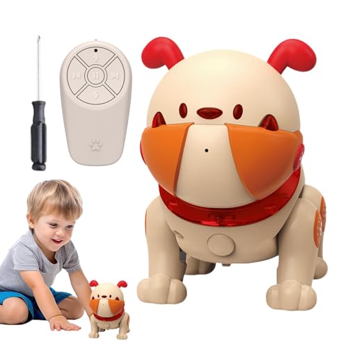 Intelligentes Spielzeug für Hunde, Roboter-Hund, intelligenter -Roboter mit Lichtern | Intelligentes Spielzeug zur kognitiven Entwicklung von Tieren für und Mädchen von Vibhgtf