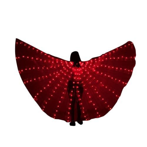 LED-Flügel für Bauchtanz für Kinder, leuchtende Schmetterlingsflügel für Bauchtanz für Kinder, mit Teleskopstangen, LED-Kostüme, leuchtet im Dunkeln, für Halloween LED-Flügel für Bauchtanz für Kinder, leuchtende Schmetterlingsflügel für Bauchtanz für Kinder, mit Teleskopstangen, LED-Kostüme, leuchtet im Dunkeln, für Halloween von Vibhgtf