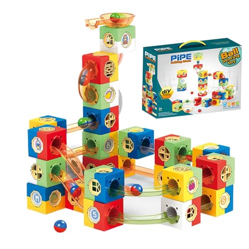 Marmorbahn-Set - Baustein-Spielzeug-Set - Marmor-Labyrinth-Set, Baustein-Spielzeug-Set, Marmorbahn Lernspielzeug, Bausteine Marmorbahn-Set - Baustein-Spielzeug-Set - Marmor-Labyrinth-Set, Baustein-Spielzeug-Set, Marmorbahn Lernspielzeug, Bausteine von Vibhgtf