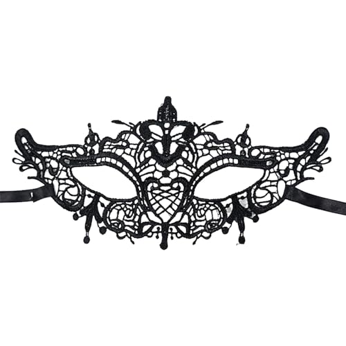 Maske aus Spitze, Augenmaske aus Spitze, Augenmaske aus schwarzer Spitze, Dekoration für Festivals, Maskerade in Tierform, für Party, Cosplay Maske aus Spitze, Augenmaske aus Spitze, Augenmaske aus schwarzer Spitze, Dekoration für Festivals, Maskerade in Tierform, für Party, Cosplay von Vibhgtf