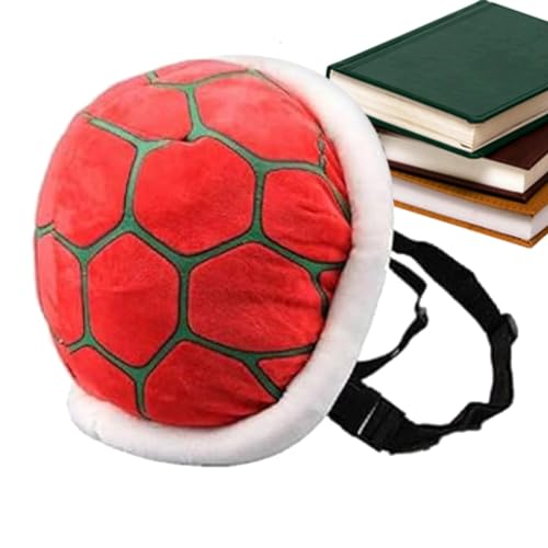 Muschel-Rucksack, Plüsch-Rucksack in Muschelform, lustiges Zubehör für Cosplay, multifunktionaler Schulrucksack mit Muscheln, Rucksack von Vibhgtf