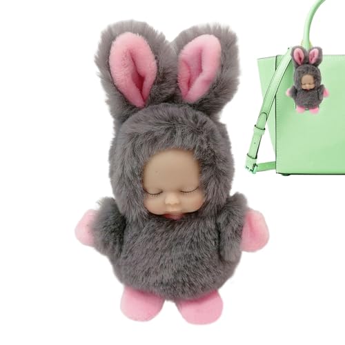 Plüsch-Tasche, Plüschtiere am Schlüsselanhänger, niedliches Muschelspielzeug für kleine Kinder, 10,9 cm, Plüsch-Schlüsselanhänger, Zubehör für Mädchen, Plüsch-Schlafsack-Anhänger, Puppe Plüsch-Tasche, Plüschtiere am Schlüsselanhänger, niedliches Muschelspielzeug für kleine Kinder, 10,9 cm, Plüsch-Schlüsselanhänger, Zubehör für Mädchen, Plüsch-Schlafsack-Anhänger, Puppe von Vibhgtf
