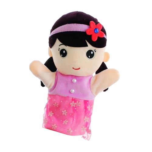 Puppen für Kinder, Handpuppen mit beweglichem Mund, Plüsch mit funktionierendem Mund, verbessern Sie die Handpuppen aus Plüsch für die Kommunikation zum Geburtstag des Show-Theaters, Puppe von Vibhgtf