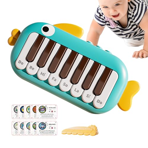 Reiseklavier – Tragbares Klavier mit Minatur-Taschenklavier für Kinder | Klavier zum Lernen, frühzeitig lernen, elektronische Tastatur für Instrumente für mehr als 6 Monate für Mädchen Reiseklavier – Tragbares Klavier mit Minatur-Taschenklavier für Kinder | Klavier zum Lernen, frühzeitig lernen, elektronische Tastatur für Instrumente für mehr als 6 Monate für Mädchen von Vibhgtf