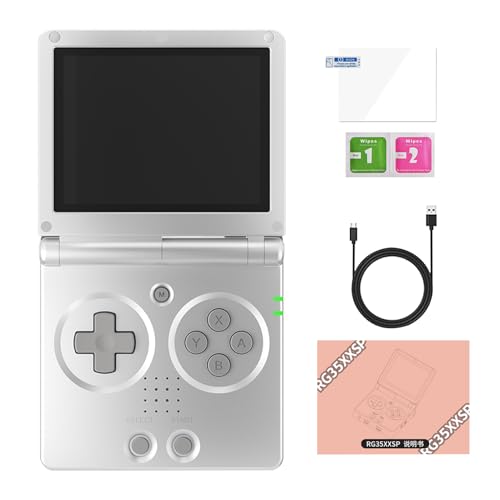 Retro-Spielkonsole – Handheld-Videospiele – Handheld-Spielkonsole für Kinder | Faltbares Spielgerät mit wiederaufladbarem 3,5-Zoll-Nostalgie-Bildschirm, Videospielkonsole von Vibhgtf