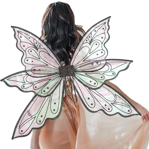 Schmetterlingsflügel – Schmetterlings-Feenengel-Kostüm als Geschenk, Feen-Elfenflügel, Feen-Elfenflügel für Kinder und Erwachsene für Halloween, Weihnachten, Geburtstagspartys von Vibhgtf