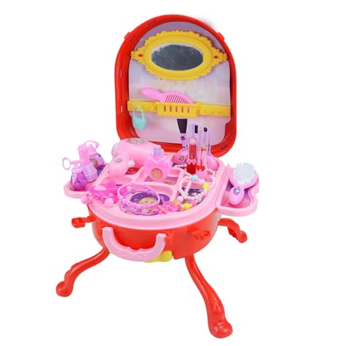 Schminktisch-Set für Mädchen, Spielzeug-Set für Mädchen, Schminktisch-Set für Mädchen, Make-up-Spielzeug, Schminktisch-Set für Kleinkinder, Reisekoffer, J Schminktisch-Set für Mädchen, Spielzeug-Set für Mädchen, Schminktisch-Set für Mädchen, Make-up-Spielzeug, Schminktisch-Set für Kleinkinder, Reisekoffer, J von Vibhgtf