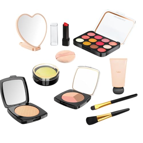 Set gefälschter Tricks für Mädchen - Set Fake Cosmetics für Mädchen | STEURED -Spielzeug für Mädchen mit falscher Make -up für Familie, Freunde, , Mädchen von Vibhgtf