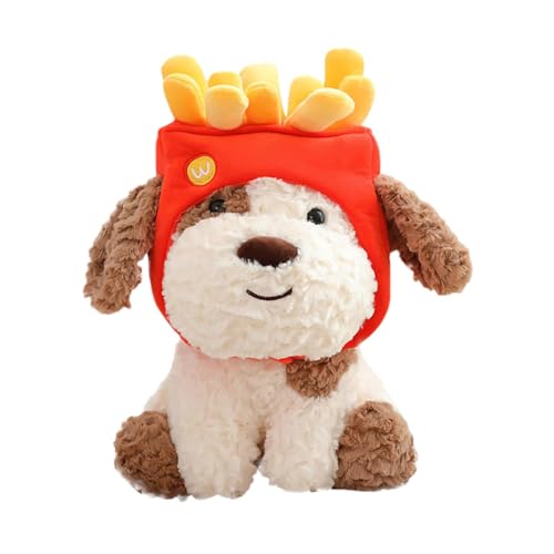 Süßer Plüschhund, Plüschhund, mit Pommes Frites, gefüllt mit Plüschhund, lustig, niedlich, für Sofa-Dekoration Süßer Plüschhund, Plüschhund, mit Pommes Frites, gefüllt mit Plüschhund, lustig, niedlich, für Sofa-Dekoration von Vibhgtf