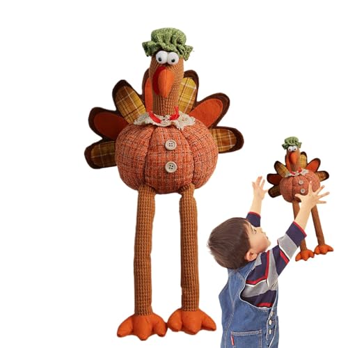Thanksgiving-Dekoration – Plüschtier | niedliche Thanksgiving-Plüschpuppe – Heimdekoration mit Cartoon-Motiv von Vibhgtf