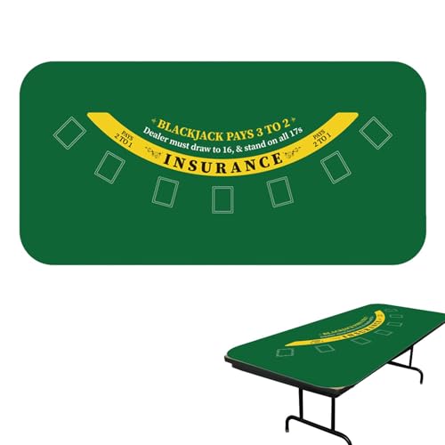 Tischdecke für Tische, 120 x 60 cm, rutschfeste Matte, Spielmatte, Pokermatte Tischdecke für Tische, 120 x 60 cm, rutschfeste Matte, Spielmatte, Pokermatte von Vibhgtf