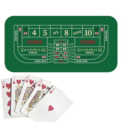 Tischdecke für Tische, 120 x 60 cm, rutschfeste Matte, Spielmatte, Pokermatte Tischdecke für Tische, 120 x 60 cm, rutschfeste Matte, Spielmatte, Pokermatte von Vibhgtf