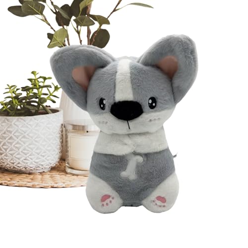 Vibhgtf Atmender Hund als Schlaf-Kumpel – Spielzeug für Babys (0–6 Monate) | Tragbarer, atmender Hund als Plüschtier, Baby-Accessoires, Baby-Kuscheltiere für Thanksgiving von Vibhgtf