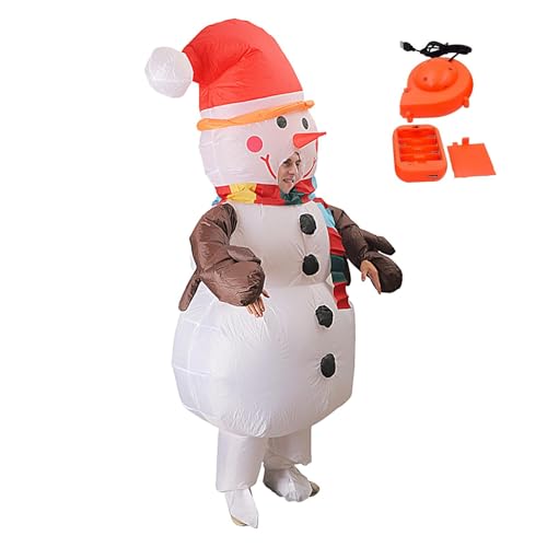 Vibhgtf Aufblasbares -Kostüm, aufblasbares -Kostüm, aufblasbares Weihnachtsschneemann-Kostüm, aufblasbares Kostüm für Weihnachten, Halloween und Feiertage. Vibhgtf Aufblasbares -Kostüm, aufblasbares -Kostüm, aufblasbares Weihnachtsschneemann-Kostüm, aufblasbares Kostüm für Weihnachten, Halloween und Feiertage. von Vibhgtf