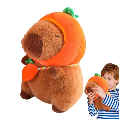 Vibhgtf Capibara-Plüschtier: Plüschpuppe mit Gemüse-Thema, 28 cm, Capibara-Plüschtier mit und Tasche, niedliche Heimdekoration für Wohnzimmer, Schlafzimmer, Arbeitszimmer Vibhgtf Capibara-Plüschtier: Plüschpuppe mit Gemüse-Thema, 28 cm, Capibara-Plüschtier mit und Tasche, niedliche Heimdekoration für Wohnzimmer, Schlafzimmer, Arbeitszimmer von Vibhgtf