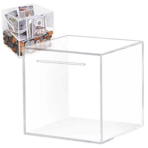 Vibhgtf Clear Money Box Erwachsene - Acrylschweinchen -Bank -Geldbox muss brechen, um zu öffnen - transparentes Acryl -Geldbank -Spailler, Neujahrsgeschenk für und Mädchen Vibhgtf Clear Money Box Erwachsene - Acrylschweinchen -Bank -Geldbox muss brechen, um zu öffnen - transparentes Acryl -Geldbank -Spailler, Neujahrsgeschenk für und Mädchen von Vibhgtf