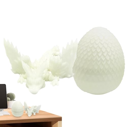Vibhgtf Dragon Egg Fidget Toys, Drache mit Drachenei, realistisches -Spielzeug, bewegliche Gelenke, lindert Stress, Drache, Heimdekoration, Fidget Toy Vibhgtf Dragon Egg Fidget Toys, Drache mit Drachenei, realistisches -Spielzeug, bewegliche Gelenke, lindert Stress, Drache, Heimdekoration, Fidget Toy von Vibhgtf