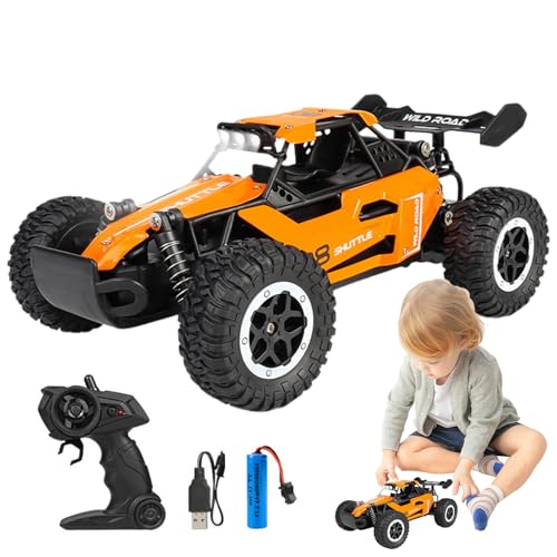 Vibhgtf Fernbedienungswagen, RC Road Car, Hochgeschwindigkeits -RC -Rennen - Kinder Racing Toys for Kids, Exquisite Shock-Absorbing Toy Vehicle for Birthdays and Easter Celebrations von Vibhgtf