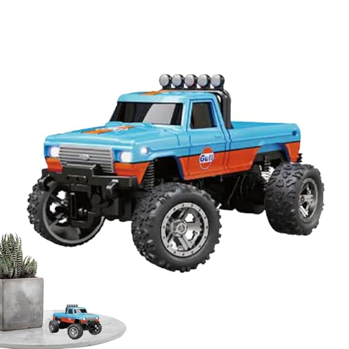 Vibhgtf Ferngesteuertes Auto für Kinder – Offroad-Crawler | Wiederaufladbares Indoor-Rennauto, 2,4-GHz-Elektroauto mit Beleuchtung, Maßstab 1:64 für und Mädchen Vibhgtf Ferngesteuertes Auto für Kinder – Offroad-Crawler | Wiederaufladbares Indoor-Rennauto, 2,4-GHz-Elektroauto mit Beleuchtung, Maßstab 1:64 für und Mädchen von Vibhgtf