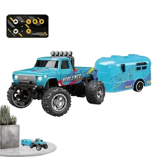 Vibhgtf Ferngesteuertes Auto für Kinder – Offroad-Crawler | Wiederaufladbares Indoor-Rennauto, 2,4-GHz-Elektroauto mit Beleuchtung, Maßstab 1:64 für und Mädchen Vibhgtf Ferngesteuertes Auto für Kinder – Offroad-Crawler | Wiederaufladbares Indoor-Rennauto, 2,4-GHz-Elektroauto mit Beleuchtung, Maßstab 1:64 für und Mädchen von Vibhgtf