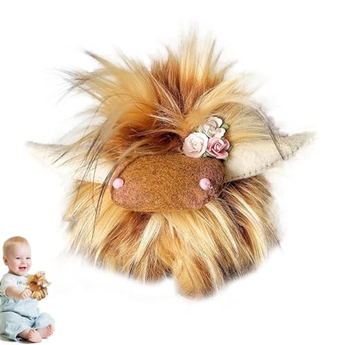 Vibhgtf Gefüllte Hochlandkuh - Entzückendes Plüsch-Hochlandkuh-Spielzeug, weiches Stofftier, realistische Plüschtiere, Flauschiges Kinderspielzeug für Erwachsene, Kinder Vibhgtf Gefüllte Hochlandkuh - Entzückendes Plüsch-Hochlandkuh-Spielzeug, weiches Stofftier, realistische Plüschtiere, Flauschiges Kinderspielzeug für Erwachsene, Kinder von Vibhgtf