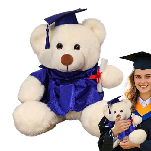 Vibhgtf Gefülltes Plüschtier, Gedenkpuppe für die Abschlussfeier, Doctor Robe Bear, kreatives Plüschspielzeug, Doll Gift, Grußgeschenk von Vibhgtf