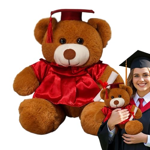 Vibhgtf Gefülltes Plüschtier, Gedenkpuppe für die Abschlussfeier, Doctor Robe Bear, kreatives Plüschspielzeug, Doll Gift, Grußgeschenk Vibhgtf Gefülltes Plüschtier, Gedenkpuppe für die Abschlussfeier, Doctor Robe Bear, kreatives Plüschspielzeug, Doll Gift, Grußgeschenk von Vibhgtf