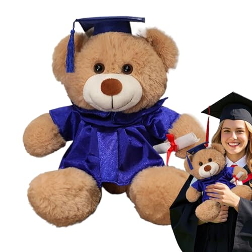 Vibhgtf Gefülltes Plüschtier, Gedenkpuppe für die Abschlussfeier, Doctor Robe Bear, kreatives Plüschspielzeug, Doll Gift, Grußgeschenk von Vibhgtf