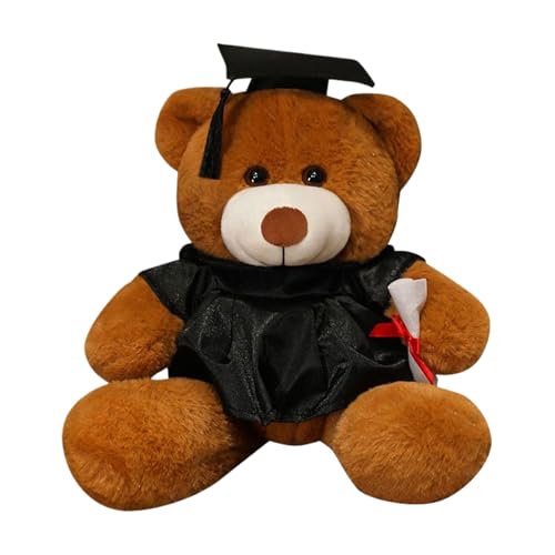 Vibhgtf Gefülltes Plüschtier, Gedenkpuppe für die Abschlussfeier, Doctor Robe Bear, kreatives Plüschspielzeug, Doll Gift, Grußgeschenk von Vibhgtf