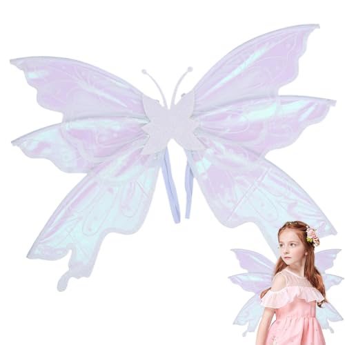 Vibhgtf Glitzernde Flügel für Erwachsene, glitzernde Flügel, mit Partyzubehör, Schmetterling für Mädchen, Engel für Erwachsene, Kostüm für Frauen, Halloween-Kostüm Vibhgtf Glitzernde Flügel für Erwachsene, glitzernde Flügel, mit Partyzubehör, Schmetterling für Mädchen, Engel für Erwachsene, Kostüm für Frauen, Halloween-Kostüm von Vibhgtf