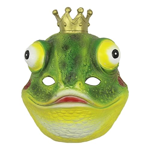 Vibhgtf Halloween -Maske Und Kostümzubehör - Cosplay -Maske Für Verkleidung, Cosplay -Accessoires In Form Eines Frosches | Für Erwachsene Während Der Aufführungen Auf Der Bühne Und Auf Partys von Vibhgtf