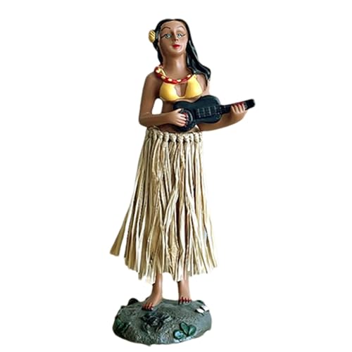 Vibhgtf Hawaiianische Junta Puppenfigur, Swing Dancing Girl Swing - Hawaiian Doll Figurine Sweing Dance Girl | Bobblehead-Puppendekoration für zu Hause von Vibhgtf
